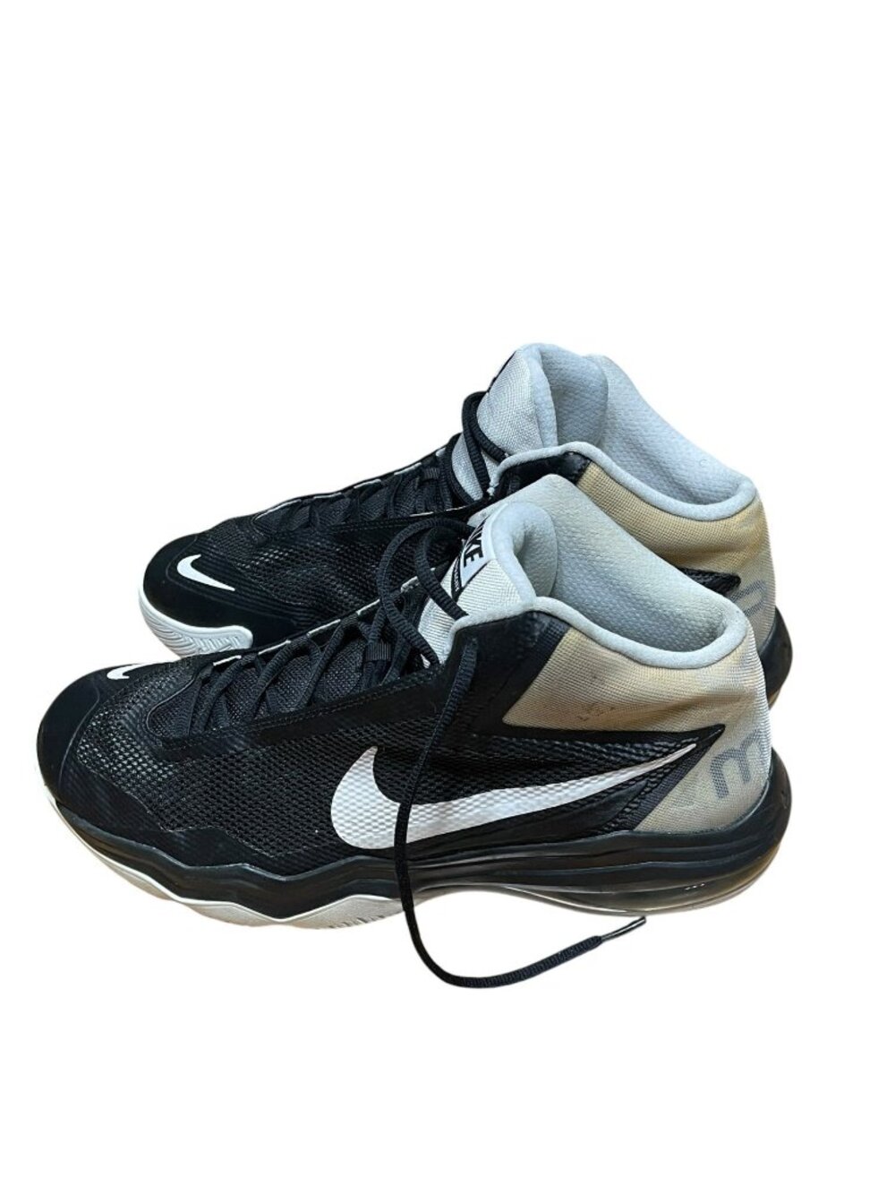 Nike Air Max Audacity Basketball Shoes Black & White Mens Size 13 Athletic Sneak